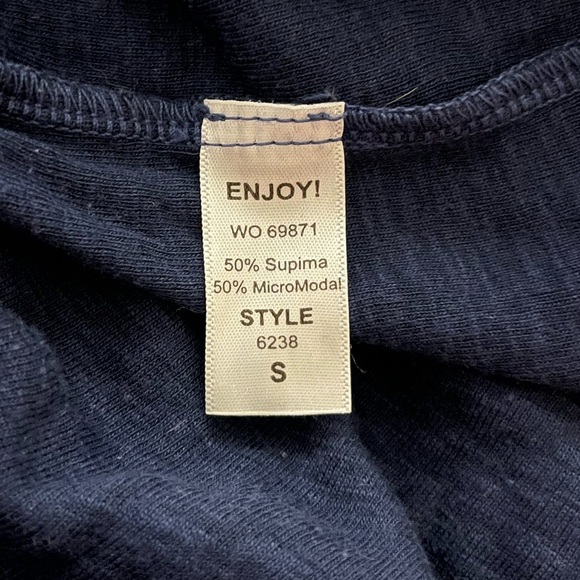 Michael Stars Blue Tank Top Romper with Tassels - Picture 3 of 8